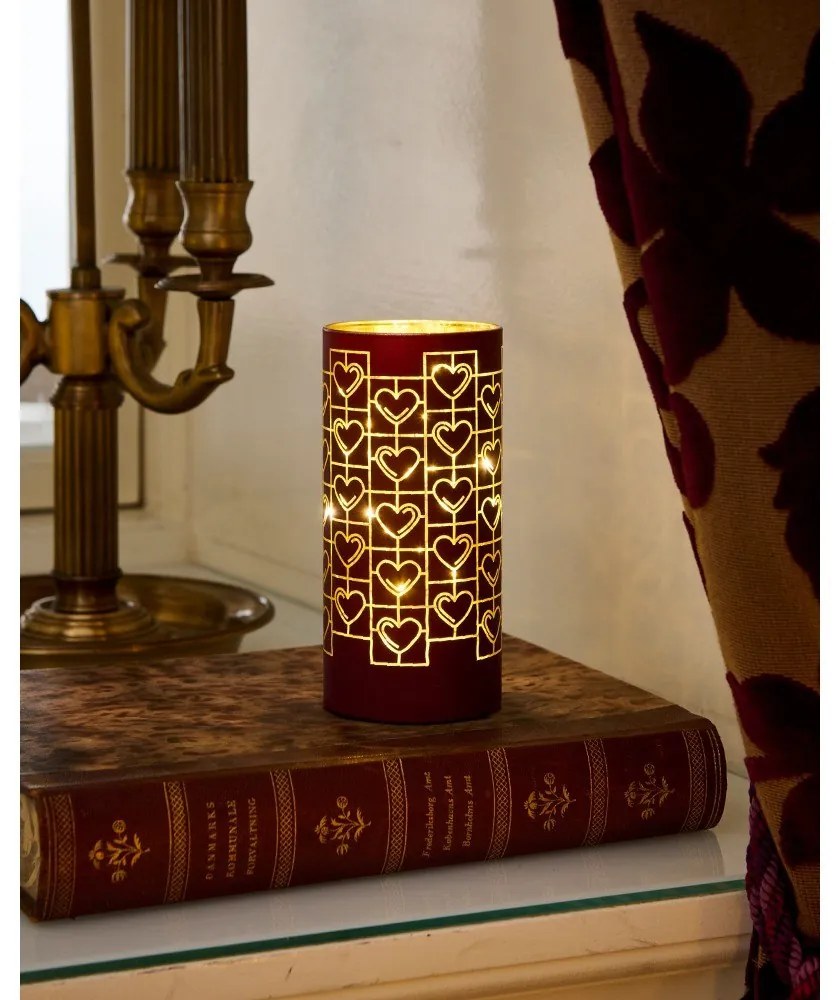 Decorazione leggera bordeaux ø 7 cm Frida - Sirius