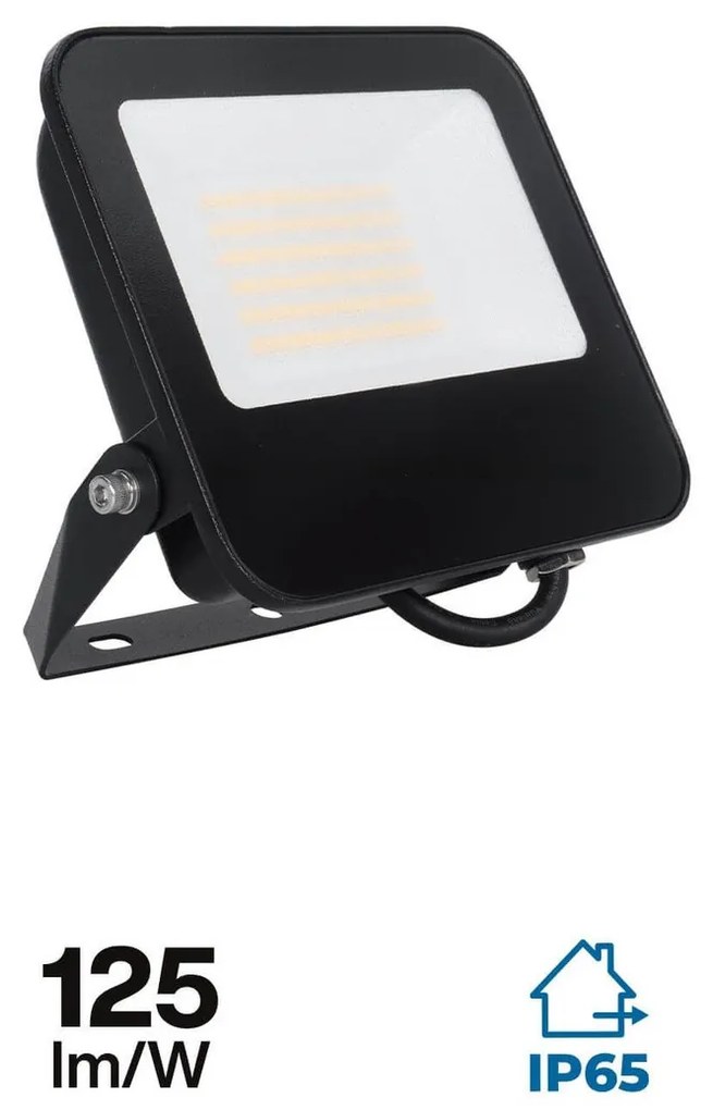 Faro LED 50W IP65 125lm/W - con Osram chip LED Colore Bianco Naturale 4.000K