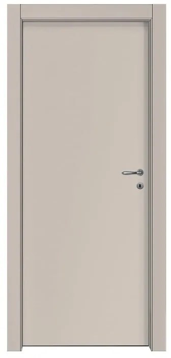 Porta battente Leda beige L 70 x H 210 cm reversibile