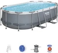 Piscina fuoriterra 427x250x100cm con struttura e pompa a cartuccia Bestway 56620