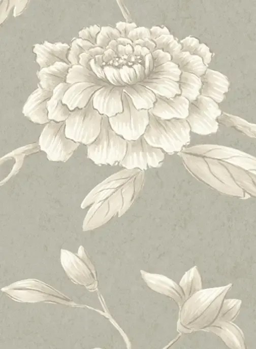 Lewis & Wood Carta da parati Jasper Peony - Pumice
