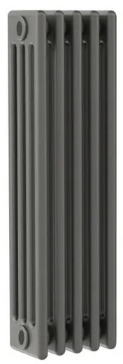 Radiatore acqua calda Comby in acciaio 4 colonne, 5 elementi, interasse 813 mm, antracite