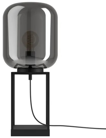 Eglo 39988 - Lampada da tavolo BULCIAGO 1xE27/40W/230V fumé
