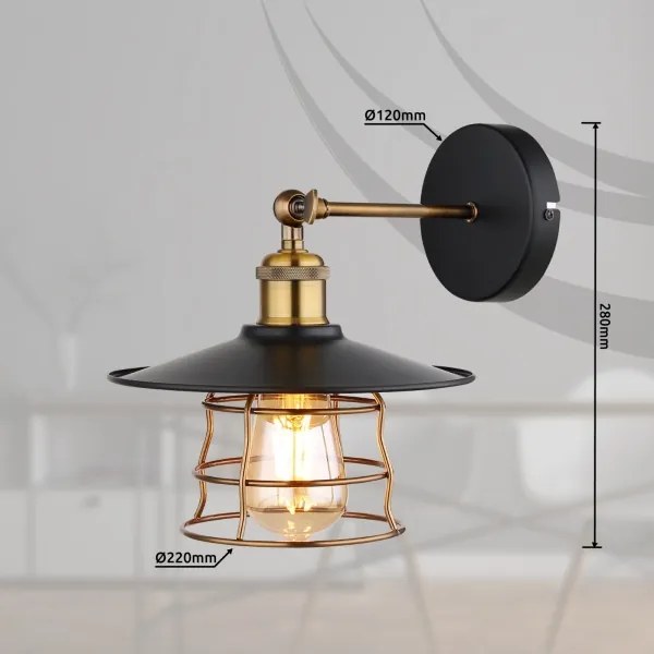 Globo 15086BW - Applique VIEJO 1xE27/60W/230V