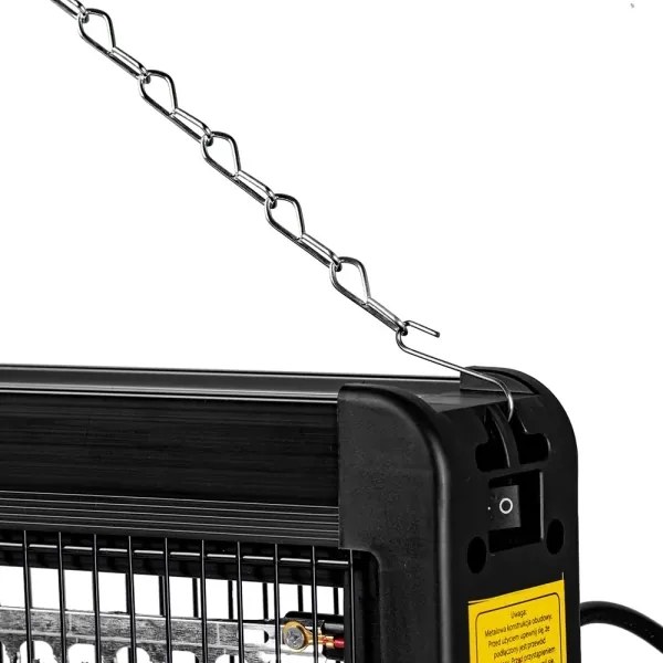 Trappola elettrica per insetti 2x15W/230V, copertura 120 m²