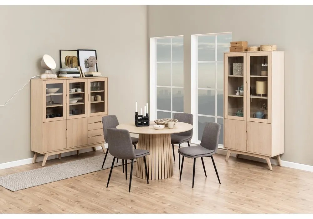 Sedia da pranzo grigia Becca - Actona