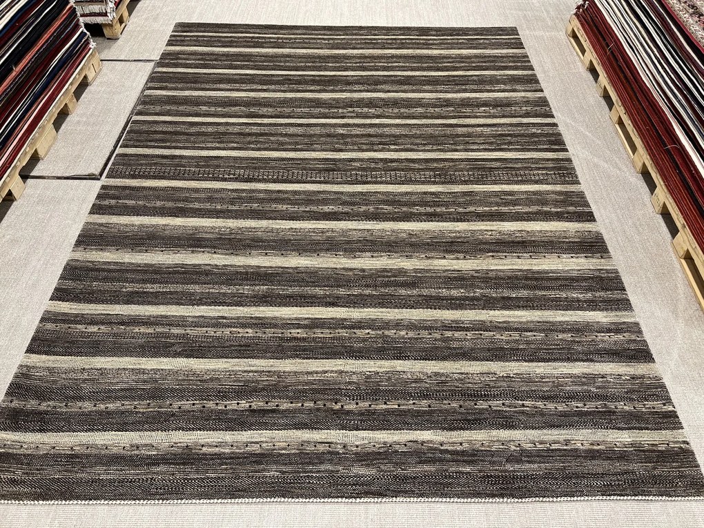 Loribaft Tappeto 390 x 290 Beige (Iran) Annodato A Mano