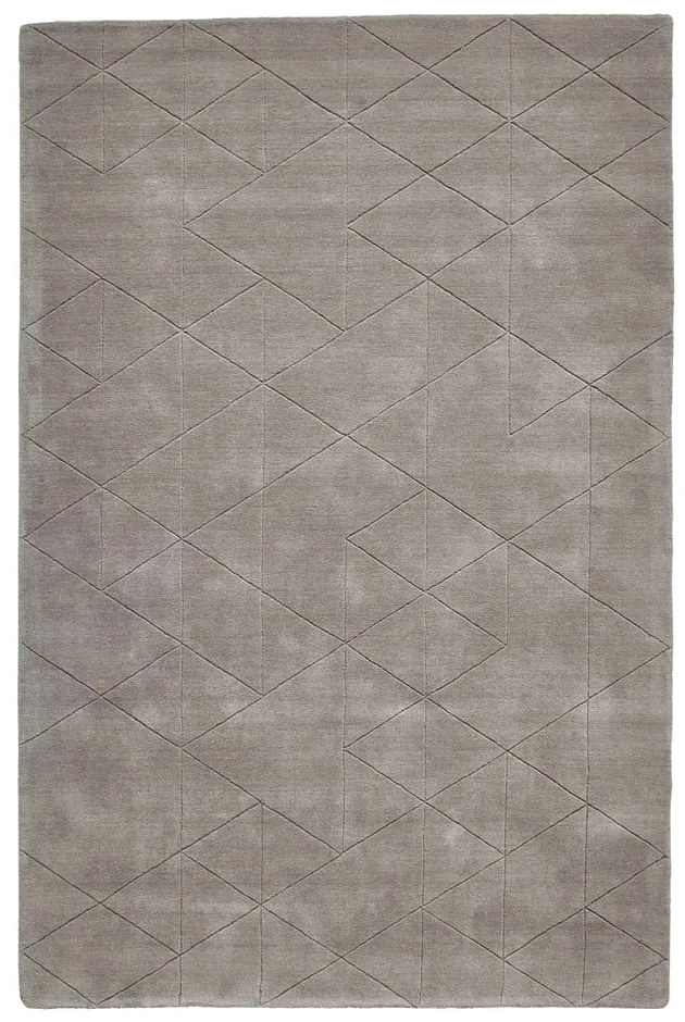 Tappeto di lana grigio, 150 x 230 cm Kasbah - Think Rugs