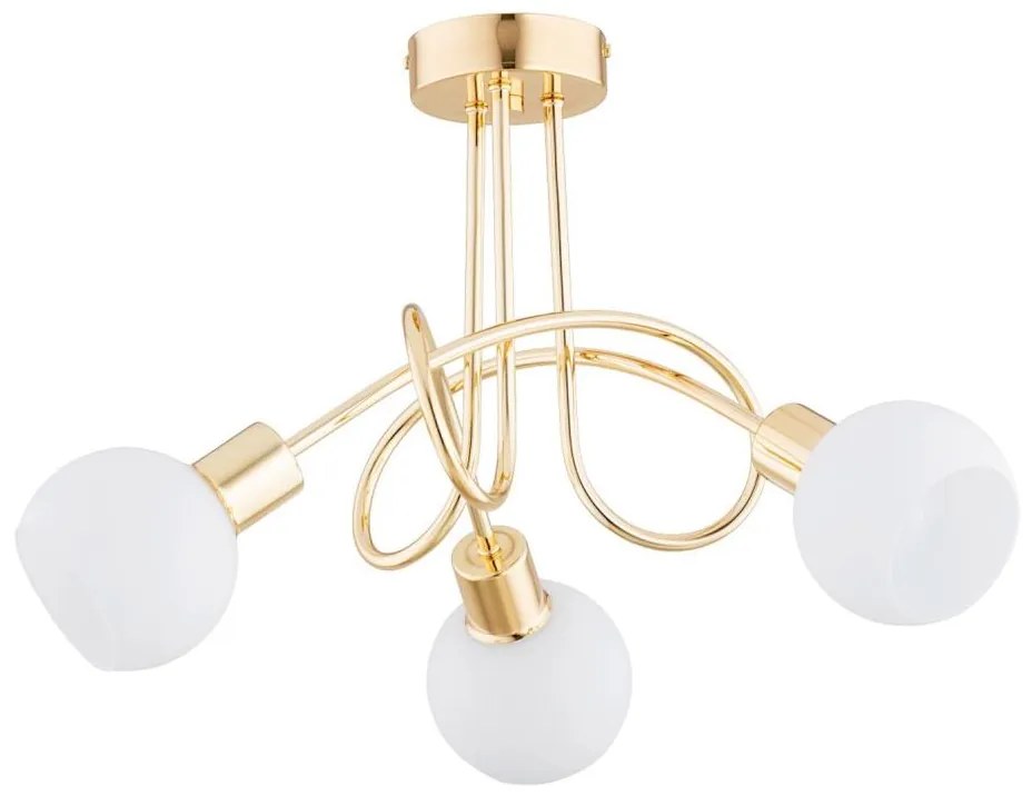 Lampadario a plafone ERYKA 3xE14/10W/230V oro