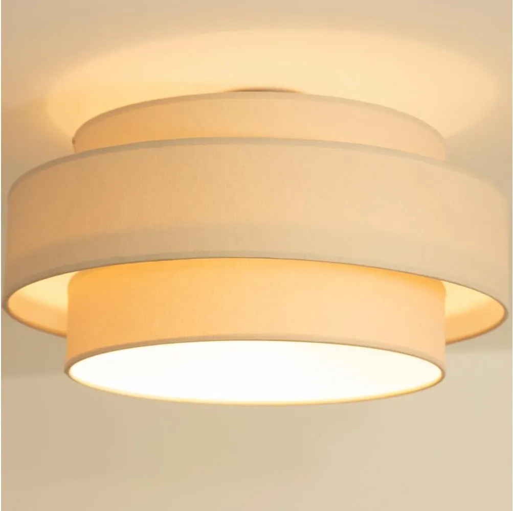 Brilagi - Plafoniera RESNA 1x E27/60W/230V Ø 40 cm beige