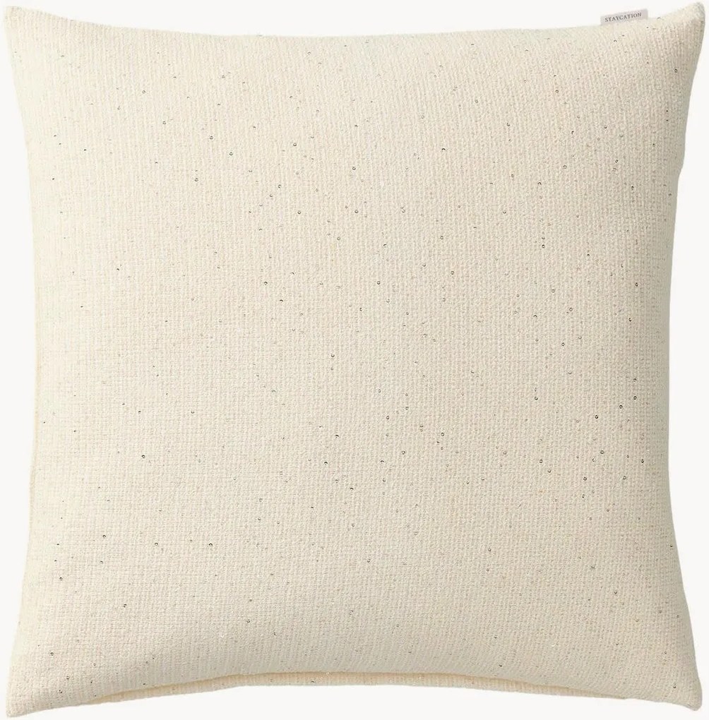 Copricuscino in cotone Amazing White