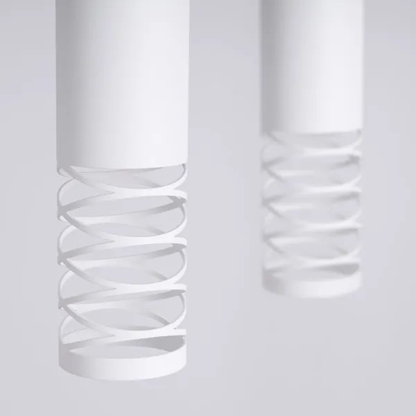 Sollux SL.1687 - Lampadario a sospensione con filo LAMI 2xGU10/10W/230V bianco