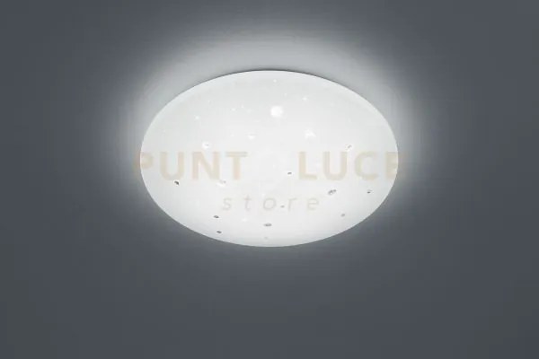 Achat plafoniera led con applicazioni cristalli diffusore effetto c...