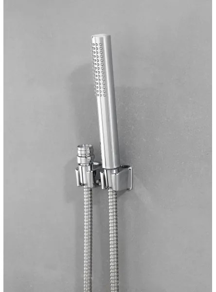 WENKO 81340100 - Doccia DUO 170 x 2,7 cm cromo lucido/argento/grigio