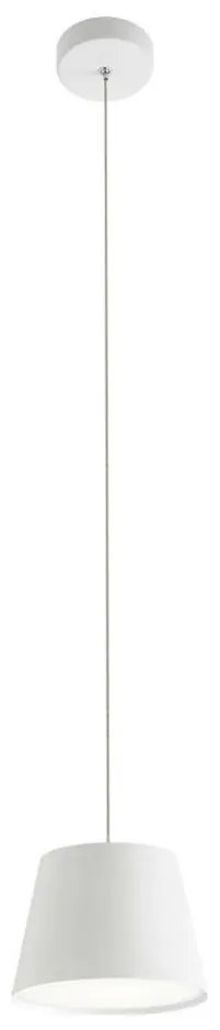 Redo 01-1495 - Lampada a sospensione LED su cavo LOLLI LED/6W/230V Ø 14 cm bianca
