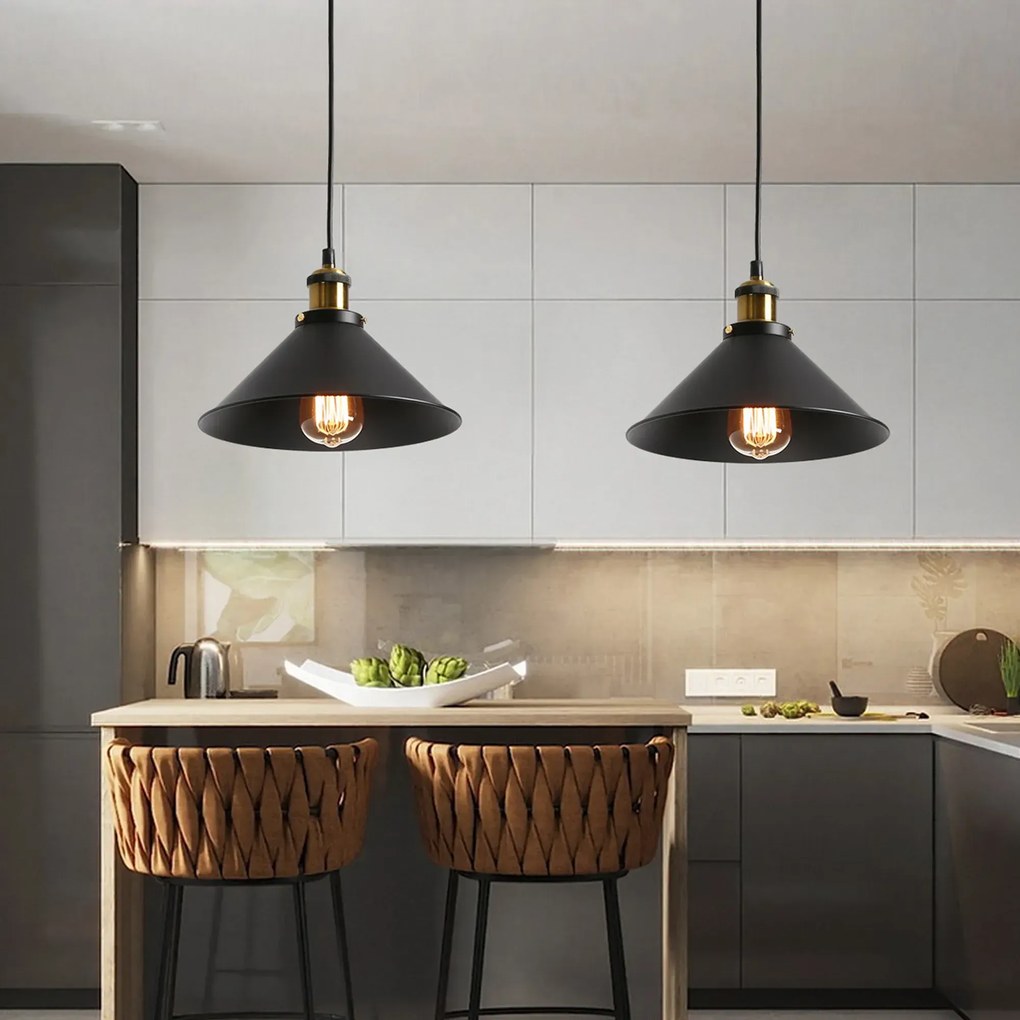 LAMPADA DA SOFFITTO PENSILE PORTO BLACK