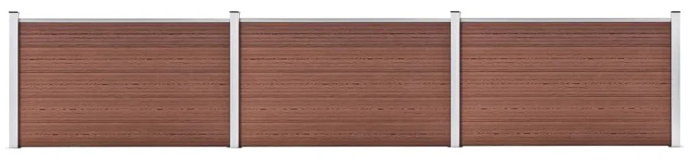 Pannello Di Recinzione İn Wpc 526x106 Cm Marrone /