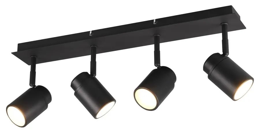 Faretto in metallo nero opaco 19x52 cm Angelo - Trio