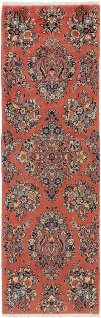 Sarouk Tappeto 70 x 220 (Iran) Annodato A Mano