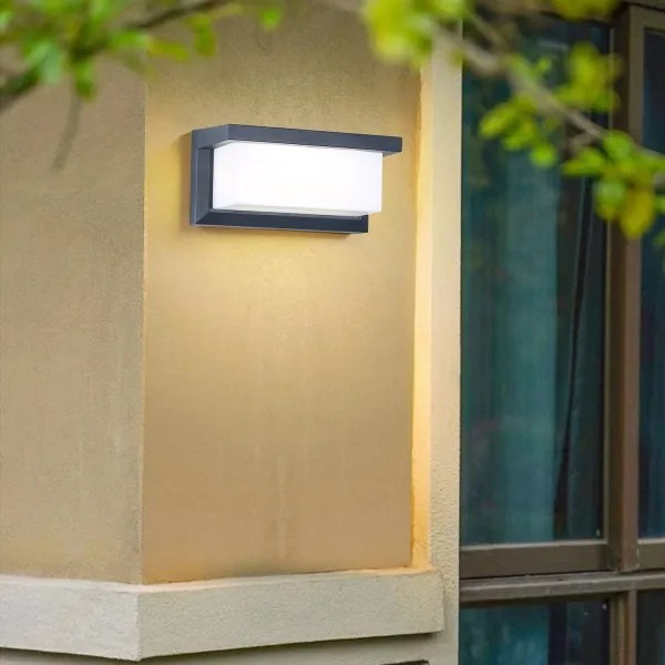 Brilagi -LED RGBW Applique da esterno BRICKY 1xE27/9W/230V antracite IP54