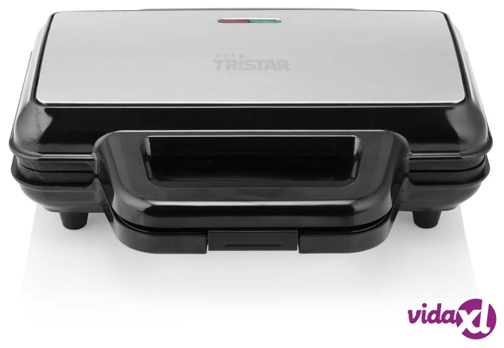 Tristar Piastra per Waffle WF-1171 1000 W Nero e Argento