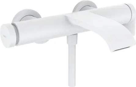 Rubinetto per vasca getto cascata d'acqua Vivenis per pavimento bianco HANSGROHE