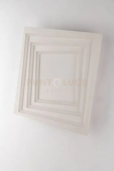 Plafoniera led hypnotic bianca 60w 8800lm cct 3000k 4000k 6500k 47x...