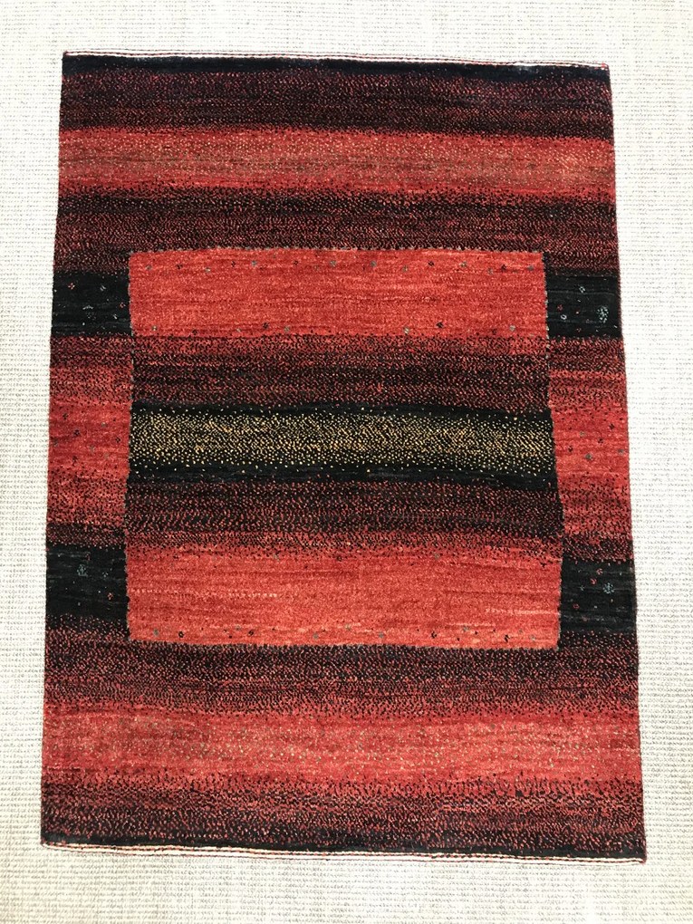 Loribaft Tappeto persiano 120 x 80 Rosso (Iran) Annodato A Mano