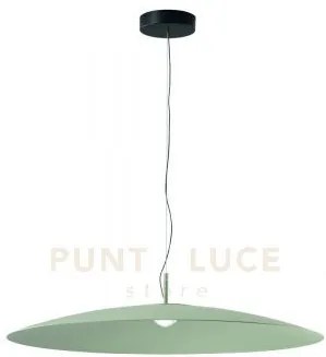 Sospensione 1 luce elle a led 18w 3000k 1719lm  d.90cm verde