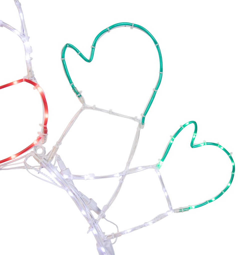 Lampada da terra natalizia Pupazzo di neve 116 cm con LED e timer IP44 - Pax