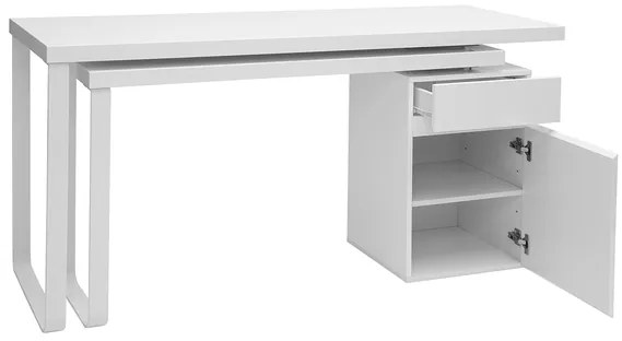 Scrivania design mobile bianco lucido VOXY