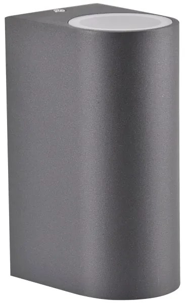 Luce Spot a parete da esterno BOSTON 2xGU10/10W/230V IP44