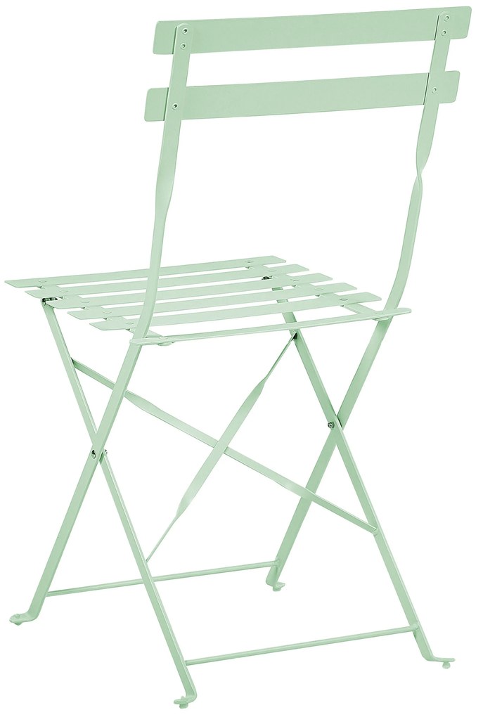 Set da balcone acciaio menta FIORI Beliani