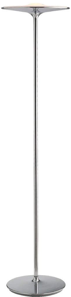 Lampadario Piantana Led Ikon Moderno Colore Cromo 36W Dim 42 x 183 cm