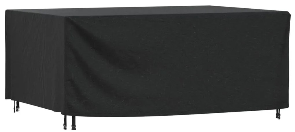Copertura Mobili Giardino Nera 225x143x90cm Impermeabile 420d /