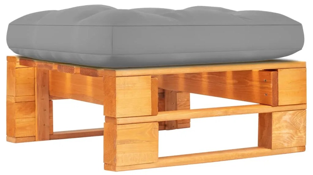 Ottomana Da Giardino Pallet İn Legno Di Pino Impregnato Ambra /