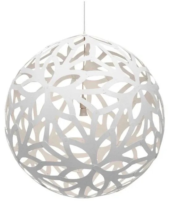 Floral Lampada a Sospensione Ø80 Bianco 2 Lati - David Trubridge