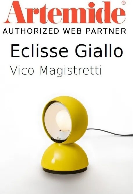 Artemide Eclisse giallo