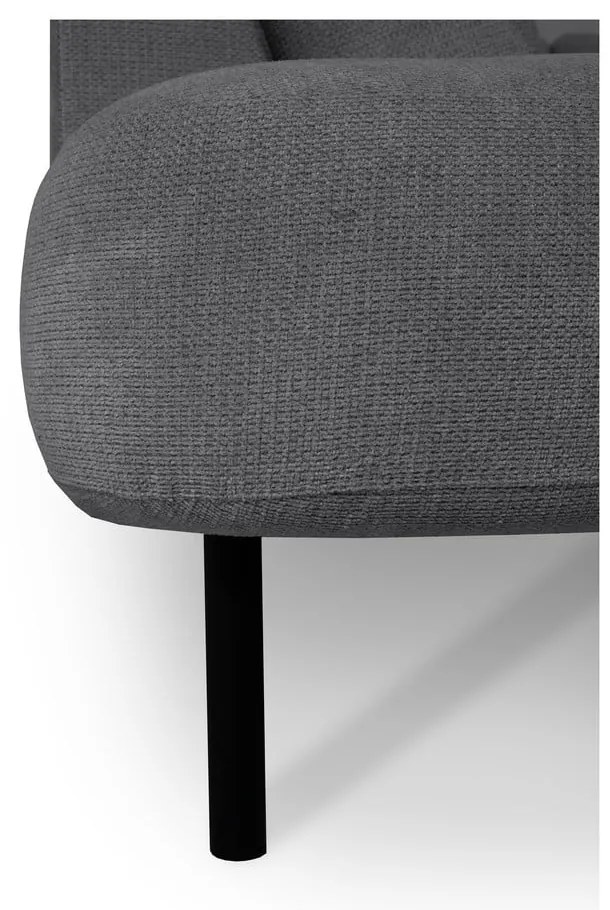 Divano angolare grigio scuro (angolo sinistro/"U") Hero - Scandic