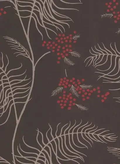 Cole & Son Carta da parati Mimosa - Braun/ Beige/ Rot