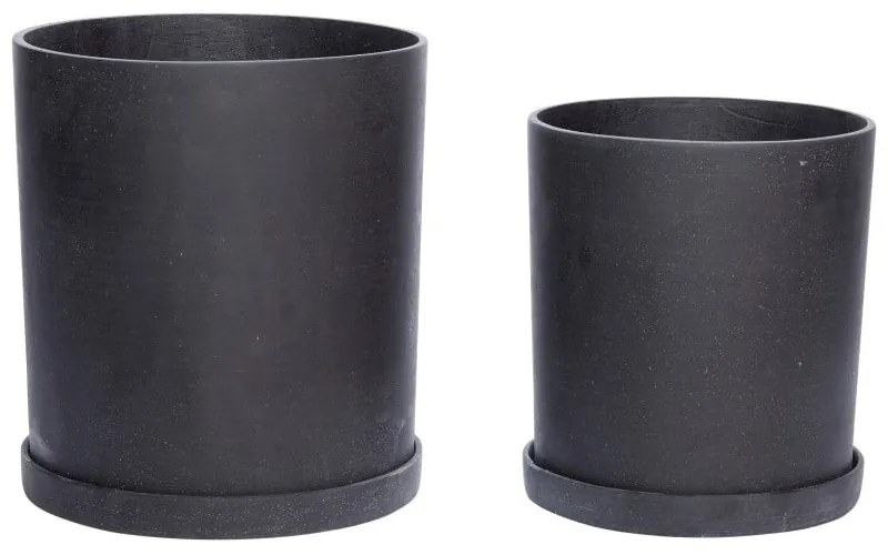 Vasi in pietra in set di 2 pezzi ø 30 cm Podium - Hübsch