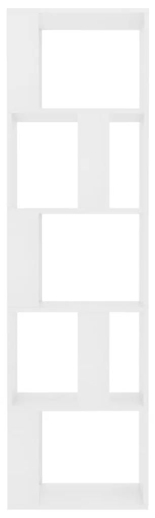 Libreria/divisorio bianco 45x24x159 cm in truciolato