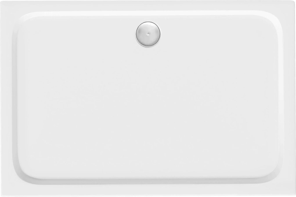 Piatto doccia acrilico Rea Belmond White 80x100