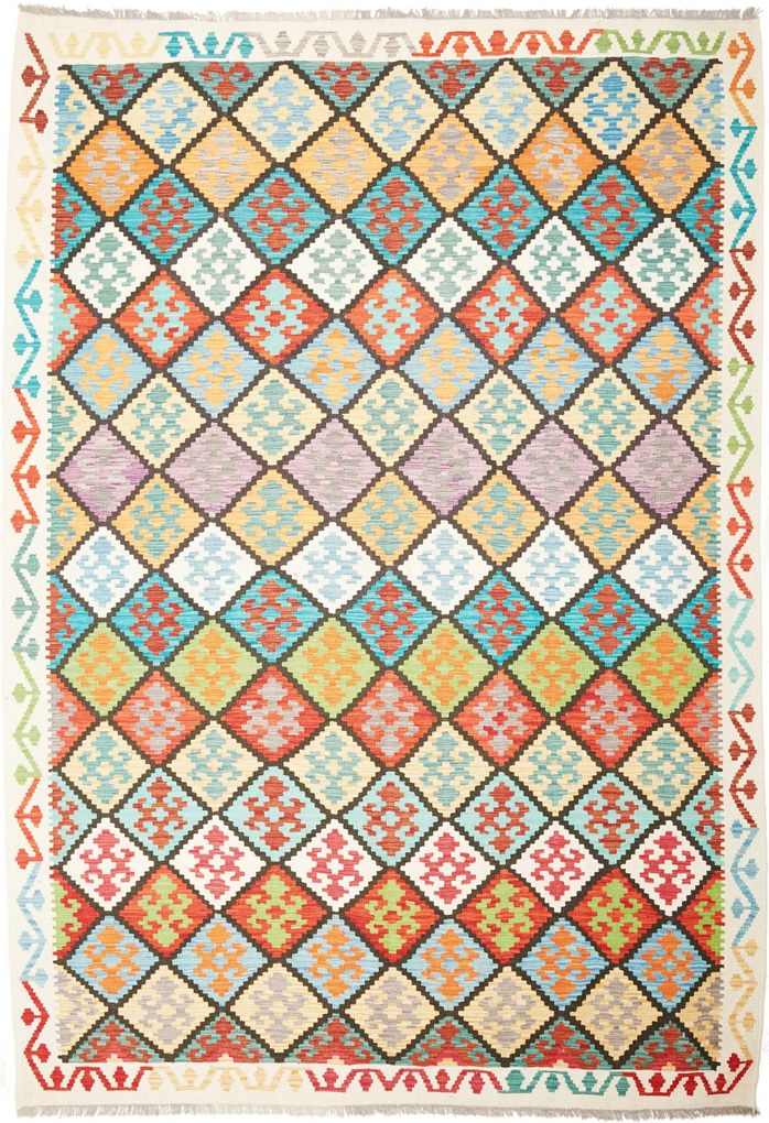 Kilim Tappeto orientale 210x300 (Afghanistan) Tessuto A Mano