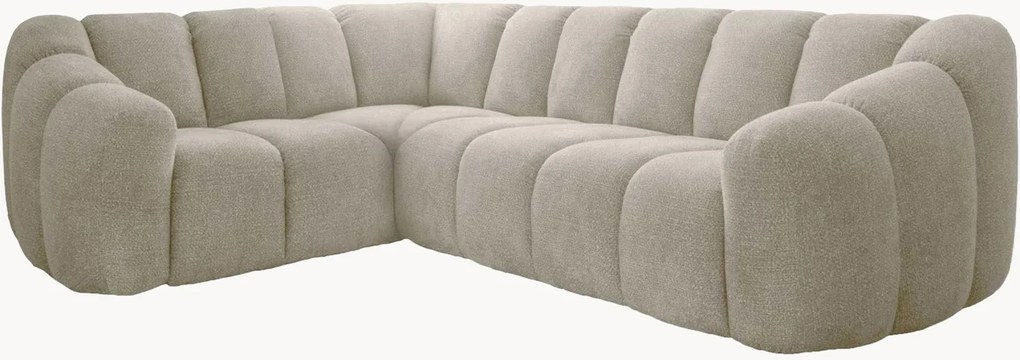 Divano angolare in ciniglia Shell