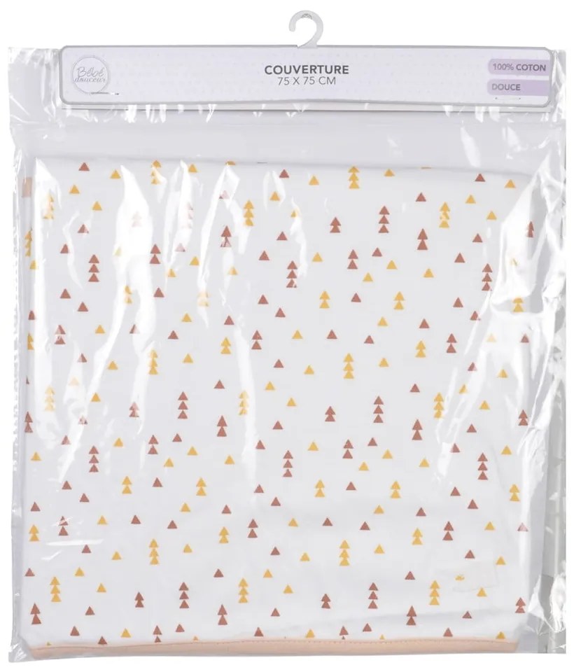 Coperta per bambini bianca in cotone 75x75 cm Forest – Bébé Douceur