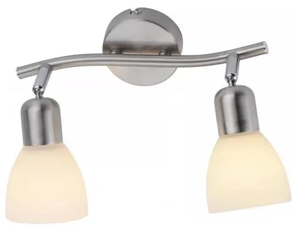 JUST LIGHT. 11952-55 - Faretto KARO 2xE14/40W/230V cromo opaco
