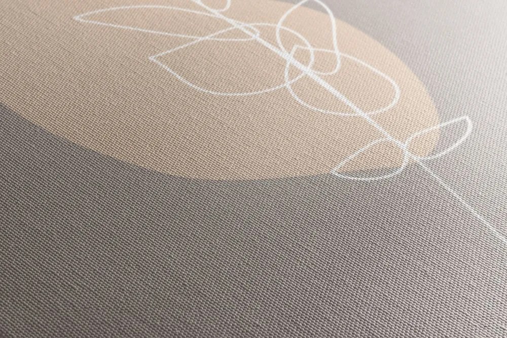 Quadro su tela – Foglia minimalista No3