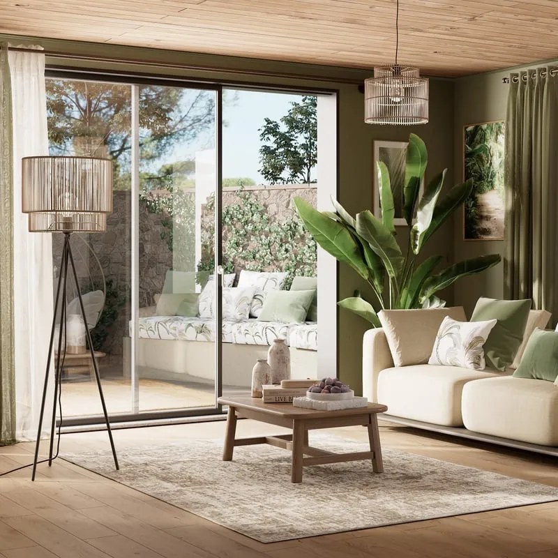 Pavimento SPC New Gilmour beige Sp 4.6 mm ARTENS con sottopavimento integrato 2.455 m²