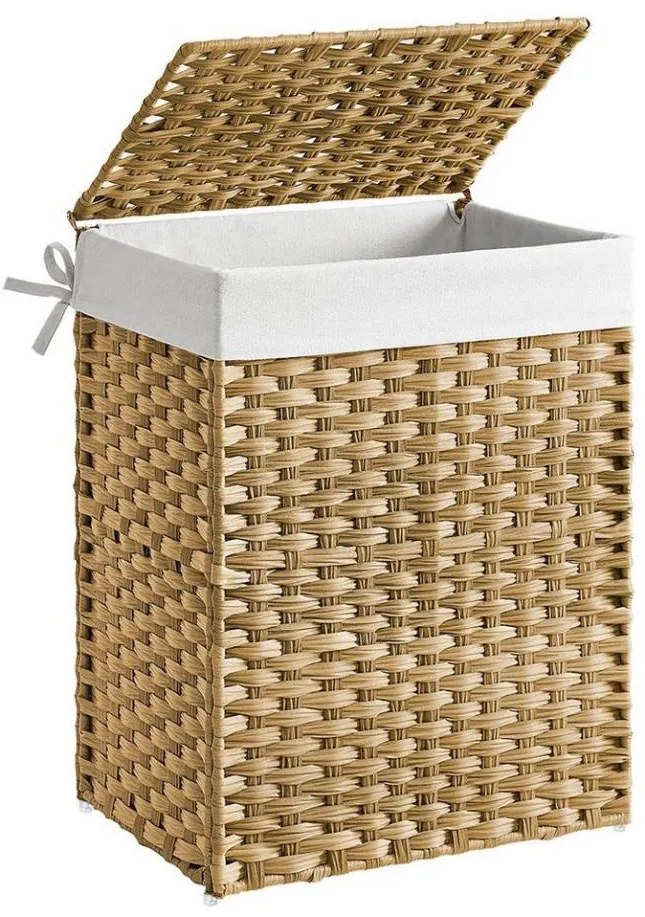 Cesto porta biancheria FLYN in rattan